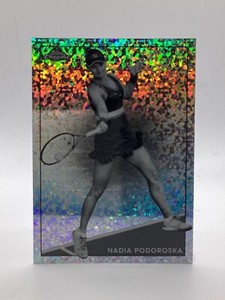 TOPPS TENNIS CHROME 2021 NADIA PODOROSKA PARALLEL MINI DIAMONDS