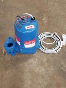 Bomba de aguas/aguas residuales Goulds Pumps WS0511BF 115 V 1 PH HP 1/2 descarga 2" FNPT - Imagen 1 de 7