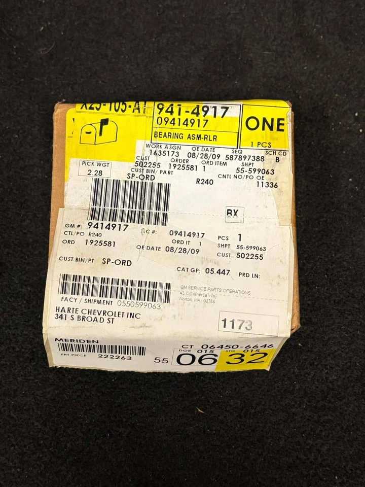 OEM GM DIFFERENTIAL DRIVE PINION INNER GEAR BEARING 1985-2024 GM 9414917 - Image 1 of 1