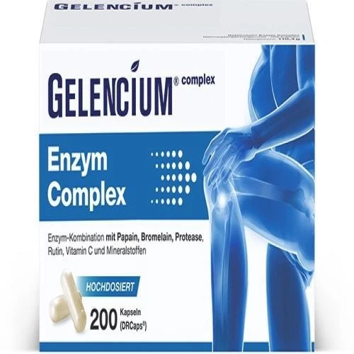 HEILPFLANZENWOHL GMBH GELENCIUM Enzym Complex hochdos.m.Bromelain Kaps. 200 ST PZN 19360267