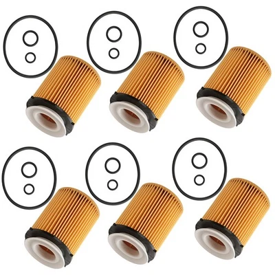 6x Filtro de aceite de motor para Mercedes-Benz GLB250 4MATIC 2.0L 2022-2023 2701800109 Foto 1 de 4