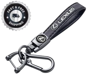 Traje de llavero de cuero genuino para coche Lexus SUV llavero llavero llavero soporte - Imagen 1 de 33