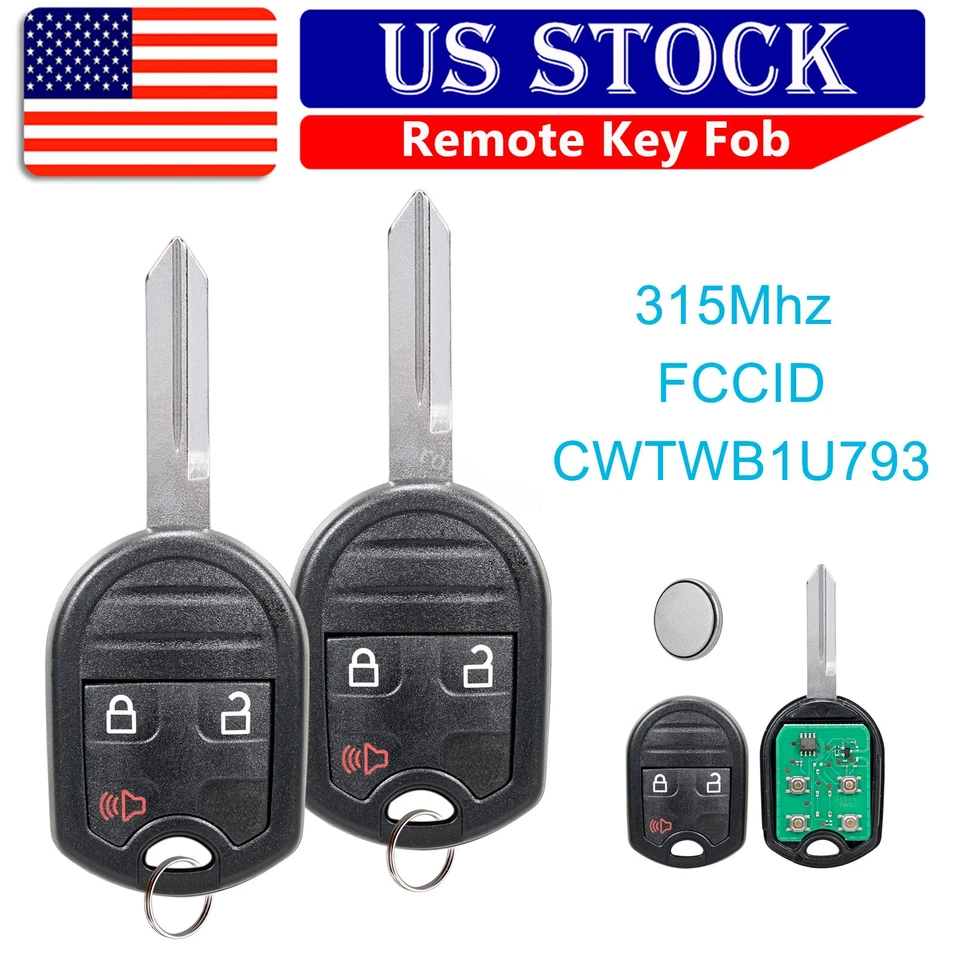 2 para 2011 2012 2013 2014 2015 Ford Edge Explorer F150 chave controle remoto fob CWTWB1U793 - Imagem 1 de 4