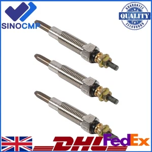 3X 3LB1 3LD1 Glow Plugs 8-97106549-4 8-971065491 for Isuzu Hitachi EX29 30 32 35 - Picture 1 of 5