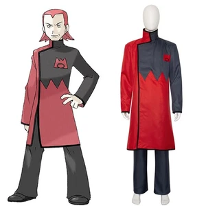 Disfraz de Disfraz Rojo Pocket Monsters Team Magma Leader Matsubusa Maxie - Imagen 1 de 6