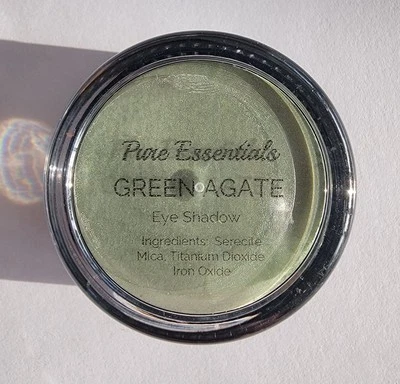 PURE ESSENTIALS BARE EYE SHADOW  MINERALS - GREEN AGATE - 10G Sifter Jar - Image 1 of 3