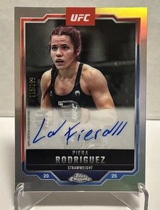 2025 Topps Chrome UFC Piera Rodriguez Refractor Auto /199 - Picture 1 of 2