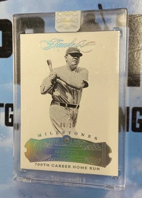 Panini Flawless Babe Ruth Milestones Diamond 2017/20 New York Yankees Foto 1 de 2