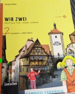 wir zwei - vol. 2 -  kursbuch + arbeitsbuch - con cd - loescher - 9788820134280 - Foto 1 di 2