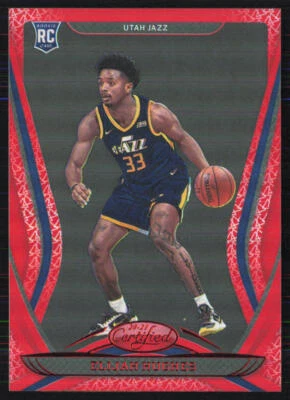 Elijah Hughes 2020-21 Panini Certified Mirror Red #159 RC Utah Jazz - Image 1 of 2