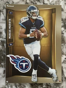 Marcus Mariota Tennessee Titans mit Logo 2019 NFL Fathead Mini #15 - NEU - Bild 1 von 2