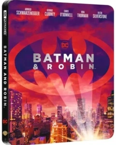 ⭐️⭐️FACTORY SEALED⭐️⭐️ Batman & Robin 4K Steelbook Ultra HD Genuine UK Stock - Picture 1 of 1
