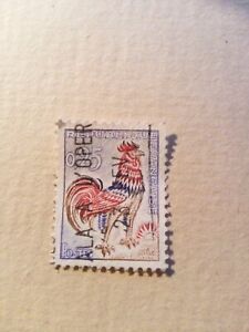 francobollo Gallo francese 0,25 centesimi