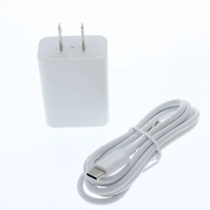 GOOGLE 18W FAST USB C POWER ADAPTER PLUS 3FT TYPE C CABLE G1000-US GENUINE - Picture 1 of 4