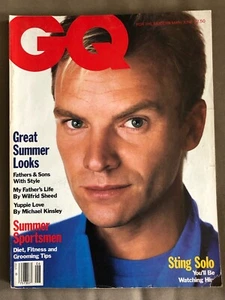 June 1985 GQ Magazine w/Sting on the cover - Foto 1 di 2