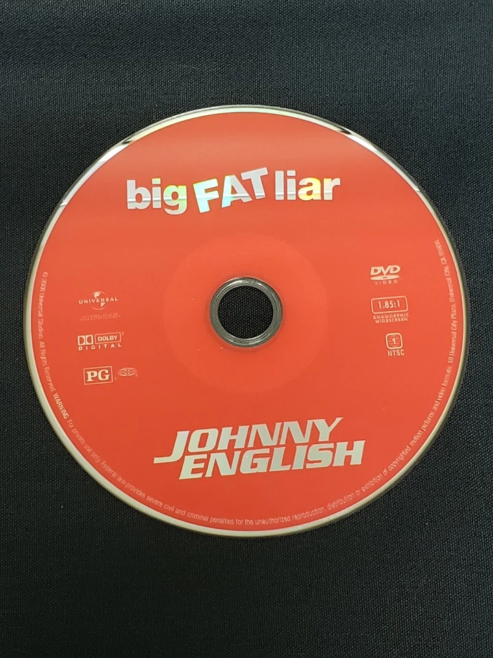Bit Fat Liar / Johnny English - Solo disco DVD - Disco de repuesto Foto 1 de 1