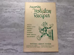 Vintage Reddy Kilowatt Potomac Edison Holiday Recipe booklet Christmas xmas - Picture 1 of 10