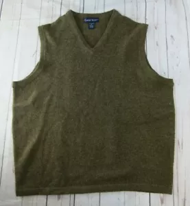 Chaqueta cortavientos suéter de golf Grand Slam talla L manga larga naranja y marrón - Imagen 1 de 8