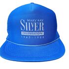 Vintage Trucker Hat Mary Kay Silver Celebration Snapback Blue Mesh 1963-1988 Cap