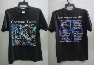Camiseta 1994 Cocteau Twins, camiseta Cocteau Twins North American Tour 1994 Foto 1 de 3