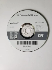 HP Photosmart C4100 Series Printer Drivers and Utilities CD For Macintosh - Picture 1 of 2