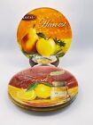 Pier 1 Imports Set of 4 Appetizer/Fruit Plates Assorted Vivid and Colorful Fruit