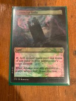 MtG Altered art COMMAND TOWER hand-painted extension