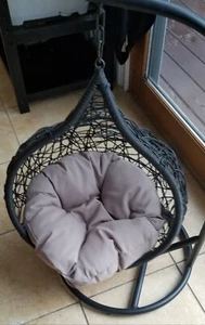 Dog or Cat Hammock Bed Basket Oval Pet Hanging w/ Swing Detachable Stand - Picture 1 of 8