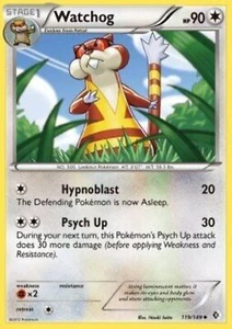 Carta pokemon Watchog (BCR 119)-Confini Varcati-U - lingua ITA-condizione EX - Imagen 1 de 1