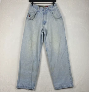 Vintage JNCO Jeans 90s Mens Size W30 L32 Low Down 169 Baggy Pockets Made In USA - Picture 1 of 15