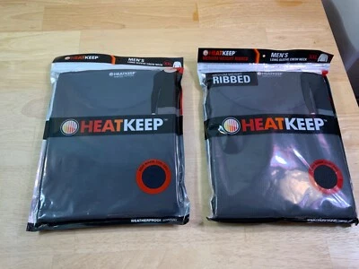 New Men’s Keep Heat Base Layer Long Sleeve Crew Neck Regular/Ribbed —YOU PICK!!* - Image 1 of 4