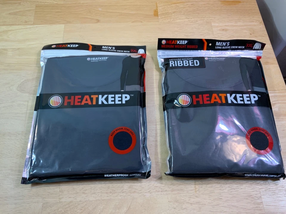 New Men’s Keep Heat Base Layer Long Sleeve Crew Neck Regular/Ribbed —YOU PICK!!* - Image 1 of 4