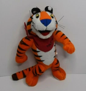 Vintage 1997 Tony the Tiger 8" Stuffed Animal Plush Toy Kellog's Frosted Flakes - Picture 1 of 10