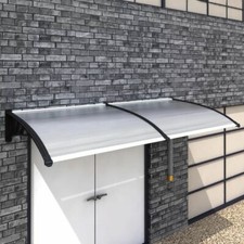 vidaXL Tettoia da Esterno in PC Trasparente 300x100 cm Pensilina per Ingresso