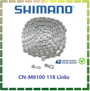 Shimano Deore CN M6100 12 speed Chain CN-M6100 118 Links - Picture 1 of 2