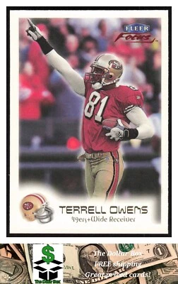 1999 Fleer Focus #69 Terrell Owens - San Francisco 49ers - Image 1 of 2