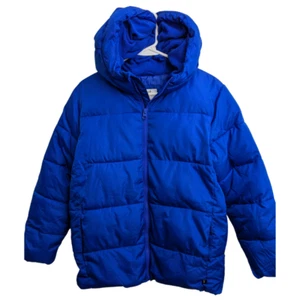 Gap Kids Cold Control Max Hooded Jacket, Size XL, Bright Blue - Picture 1 of 12