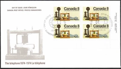 🍁Canada    #641 LRpb   "TELEPHONE"    Brand New 1974 First Day Cover - Image 1 of 2