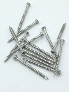 Terrassenschrauben Edelstahl C1 Torx 4x50-5,0x80 mm Holzschrauben mit CUT-Spitze - Bild 1 von 4