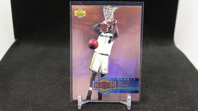 1993 Upper Deck HoloJam Chris Webber Golden State Warriors #H28 - Image 1 of 2