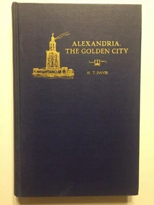First Edition Alexandria The Golden City Harold T. Davis Book 1957 History A10 - Picture 1 of 12