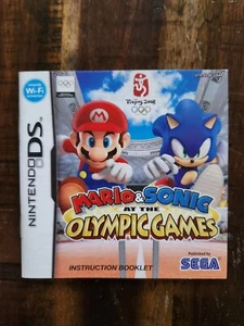 Mario & Sonic at the Olympic Games (Nintendo DS, 2008) Manual - Picture 1 of 2