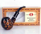 Collectible Durable Engraved Flower Tobacco Smoke Pipe Cigar Pipe Pipes Gift