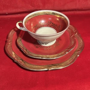 Vintage Bareuther Bavaria Tea Set. Plate, Saucer And Cup.(H4) - Picture 1 of 7