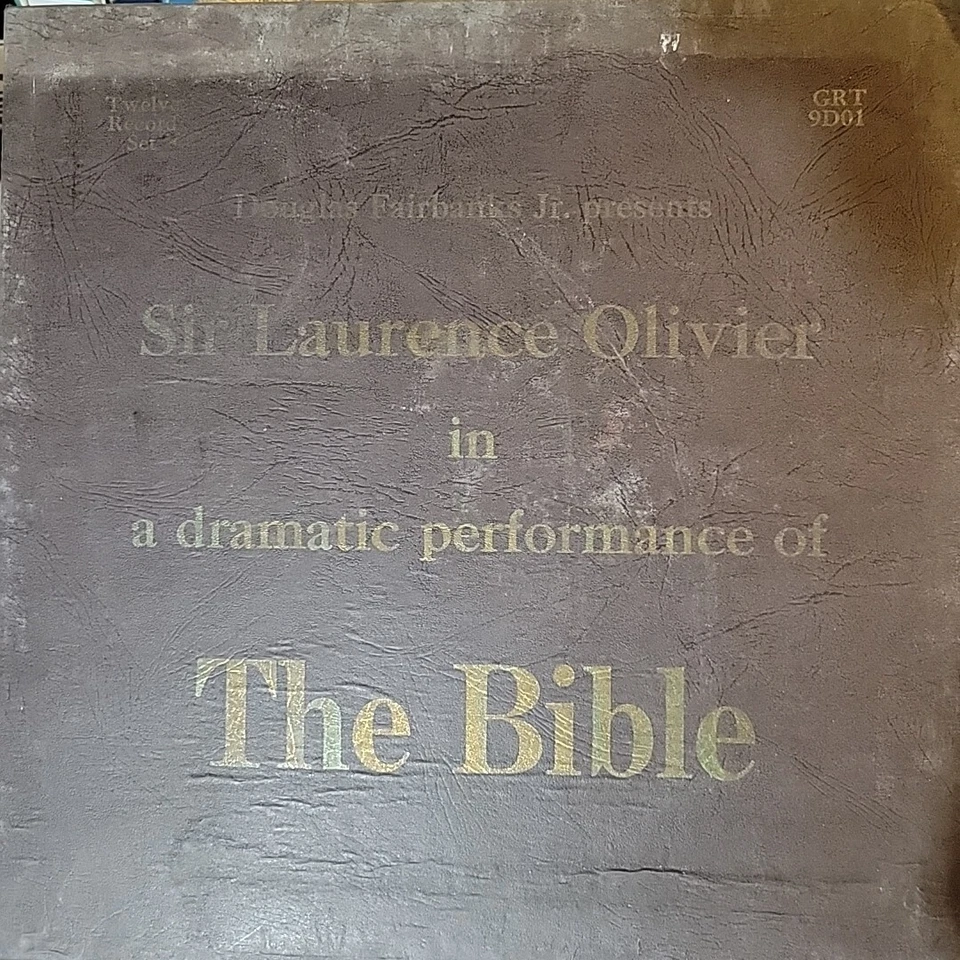 Sir Laurence Olivier – The Bible 1974 12LP Box Set GRT-9D01/12 Douglas Fairbanks - Image 1 of 4