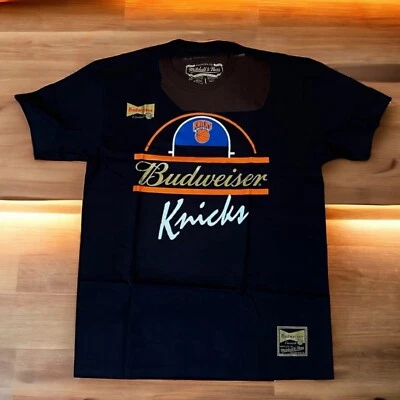 Camiseta Mitchell & Ness Budweiser N.Y. Nets 100 % algodón talla XL nueva en bolsa Foto 1 de 4