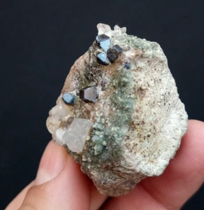 Anatas mit Quarz aus Belutschistan Pakistan. - Bild 1 von 7