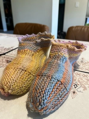 Cozy handmade acrylic slippers US Size 6 (23cm) - Image 1 of 3