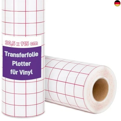 BESUCHE DEN IMODEUR-STORE IModeur Transferfolie Plotter für Cricut - 30,5 x 915 cm Übertragungsfolie R