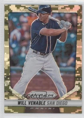 2014 Panini Prizm Camo Prizm Will Venable #30 - Image 1 of 2